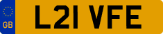 License plate of the United Kingdom, 1983 year system