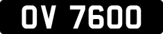 License plate of the United Kingdom, 1903 year system