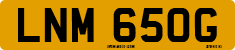 License plate of the United Kingdom, 1963 year system