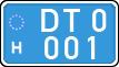 license plates of Hungary, Diplomatic