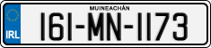 License plate of Ireland, Regular plates