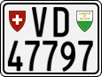 License plate of Switzerland, Motorcycles