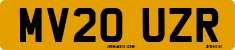 License plate of the United Kingdom, 2001 year system