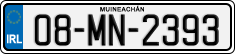 License plate of Ireland, Regular plates