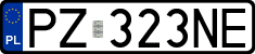 License plates of Poland, Regular car plates