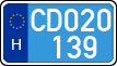 license plates of Hungary, Diplomatic