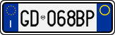 License plate of Italy, Cars (1994 year series)