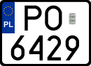 License plates of Poland, Special vehicles and motorcycles