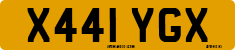 License plate of the United Kingdom, 1983 year system