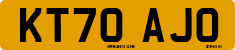 License plate of the United Kingdom, 2001 year system