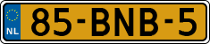 License plate of the Netherlands, Heavy Commercial Vehicles (1994 system)