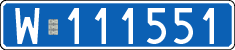 License plates of Poland, Diplomatic