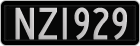 License plate of New Zealand, AB1(234)
