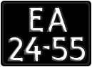 License plate of Portugal, Regular plates