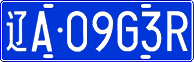 License plate of China, Cars