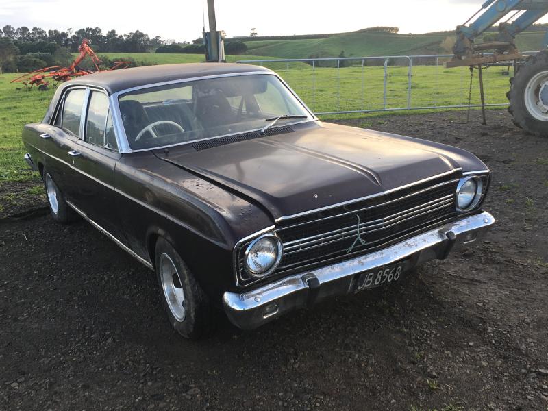 JB8568, Ford Falcon 2nd gen Sedan (XR/XT/XW/XY; AU-market), 1966–1972