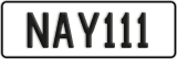 License plate of New Zealand, ABC1(23)