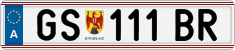 License plate of Austria, Regular plates