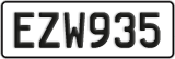 License plate of New Zealand, ABC1(23)