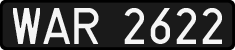 License plates of Poland, 1976 year system