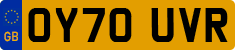 License plate of the United Kingdom, 2001 year system