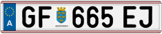 License plate of Austria, Regular plates