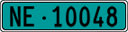 License plate of Switzerland, Agricultural vehicles (green)