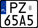 License plates of Poland, Special vehicles and motorcycles