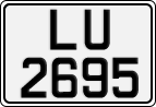License plate of Norway, Trailers, motorcycles, special vehicles