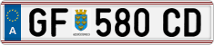 License plate of Austria, Regular plates