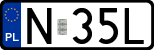 License plates of Poland, Regular car plates