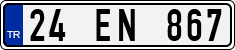 License plate of Turkey, Regular plates