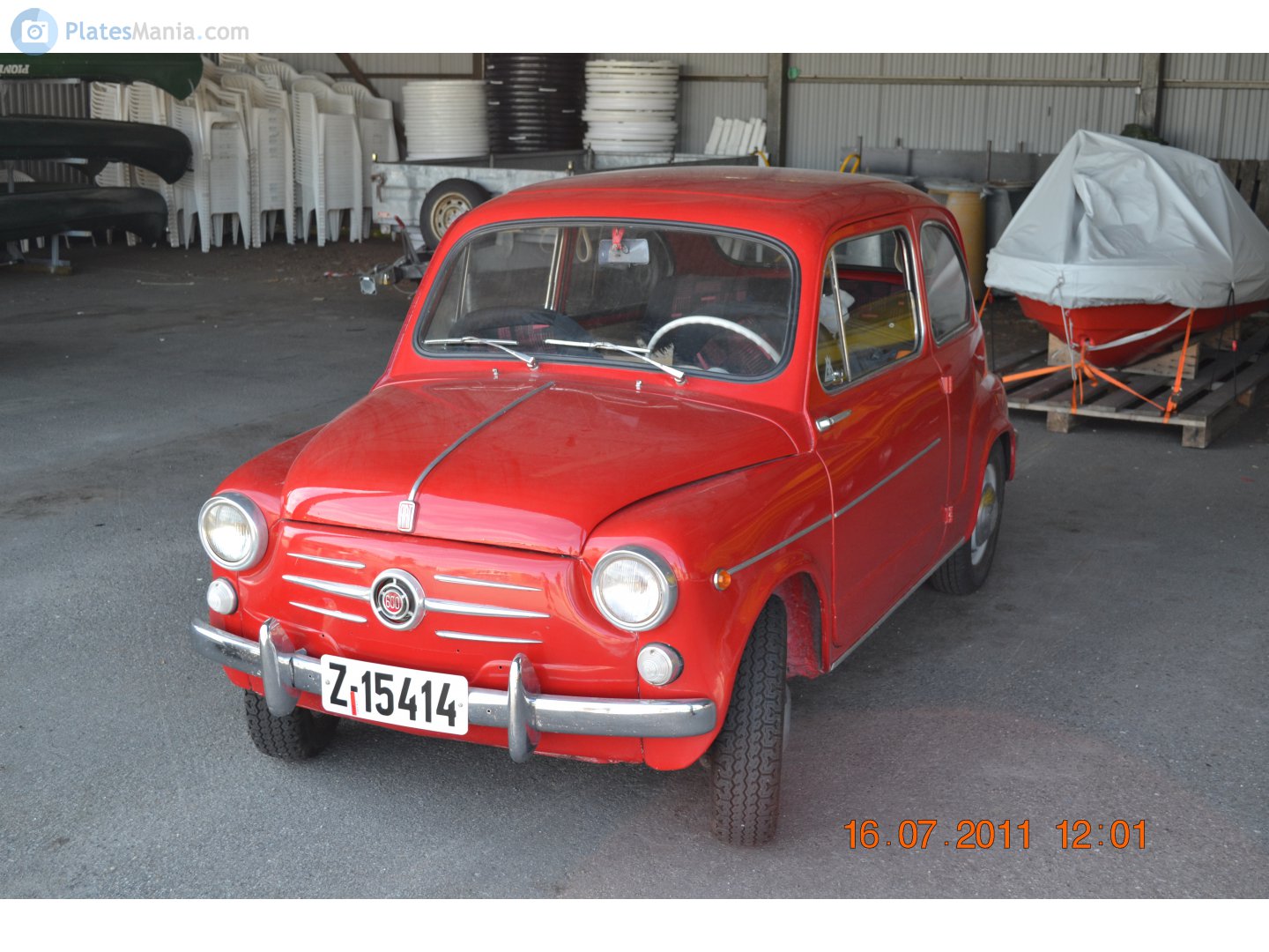 Z-15414, FIAT 600 (600D) Berlina (100), 1955–1969