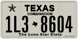 Texas, Combination (2012) (1A2-3456)