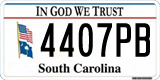 South Carolina, In God We Trust (1234AB/123 4AB)