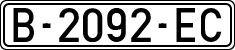 License plates of Spain, 1971 year series