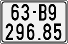 License plate of Vietnam, Motorcycles