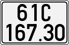 License plate of Vietnam, Cars