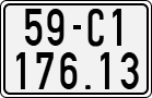 License plate of Vietnam, Motorcycles