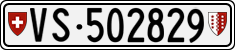 License plate of Switzerland, Cars
