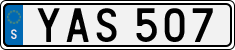 License plate of Sweden, Regular plates