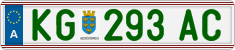 License plate of Austria, Regular plates