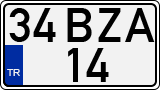 License plate of Turkey, Regular plates