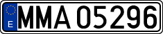 License plates of Spain, Official and military plates