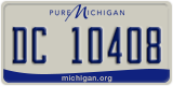 Michigan, Commercial vehicles (AB 12345)