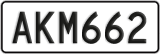 License plate of New Zealand, ABC1(23)