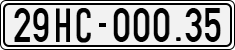 License plate of Vietnam, Specialty plates