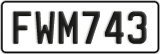 License plate of New Zealand, ABC1(23)