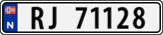 License plate of Norway, Cars