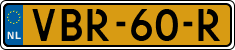 License plate of the Netherlands, Light Commercial Vehicles (1994 system)